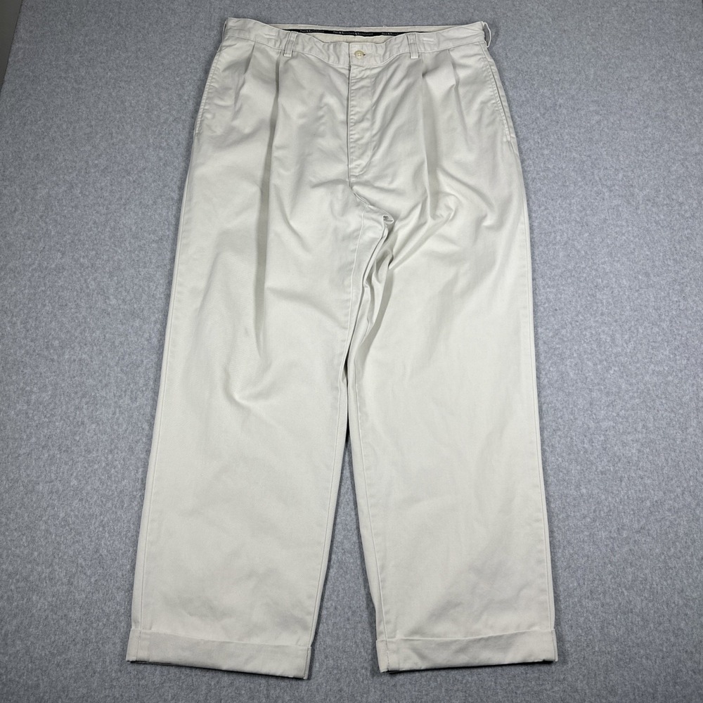 Vintage Polo Ralph Lauren Hammond Pant Men's 38x30(36x29) Pleated Chino Trouser